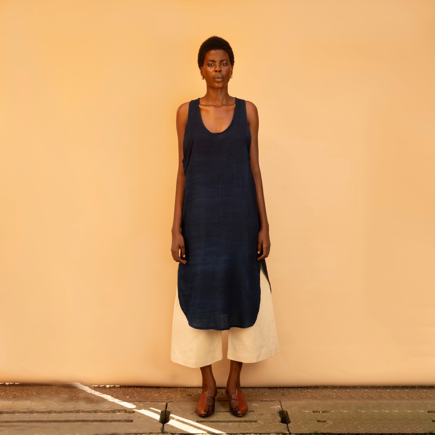 U-Neck Long Vest